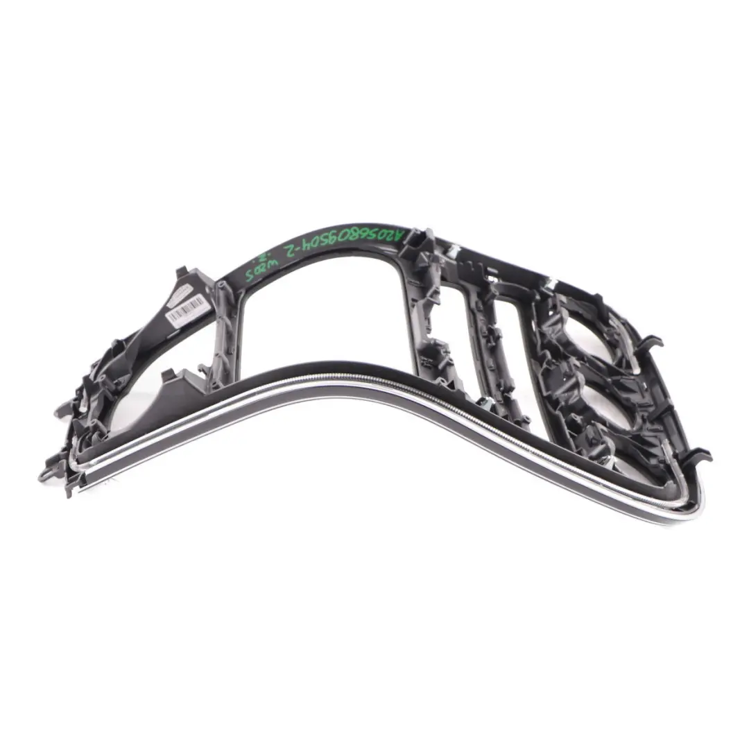 Mercedes W205 Centre Console Panel Trim Cover Black Ash Wood - SKU rhd-A2056809504-2 - Part number A2056809504