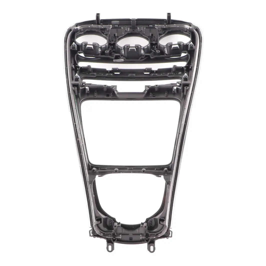 Mercedes W205 Centre Console Panel Trim Cover Black Ash Wood - SKU rhd-A2056809504-2 - Part number A2056809504