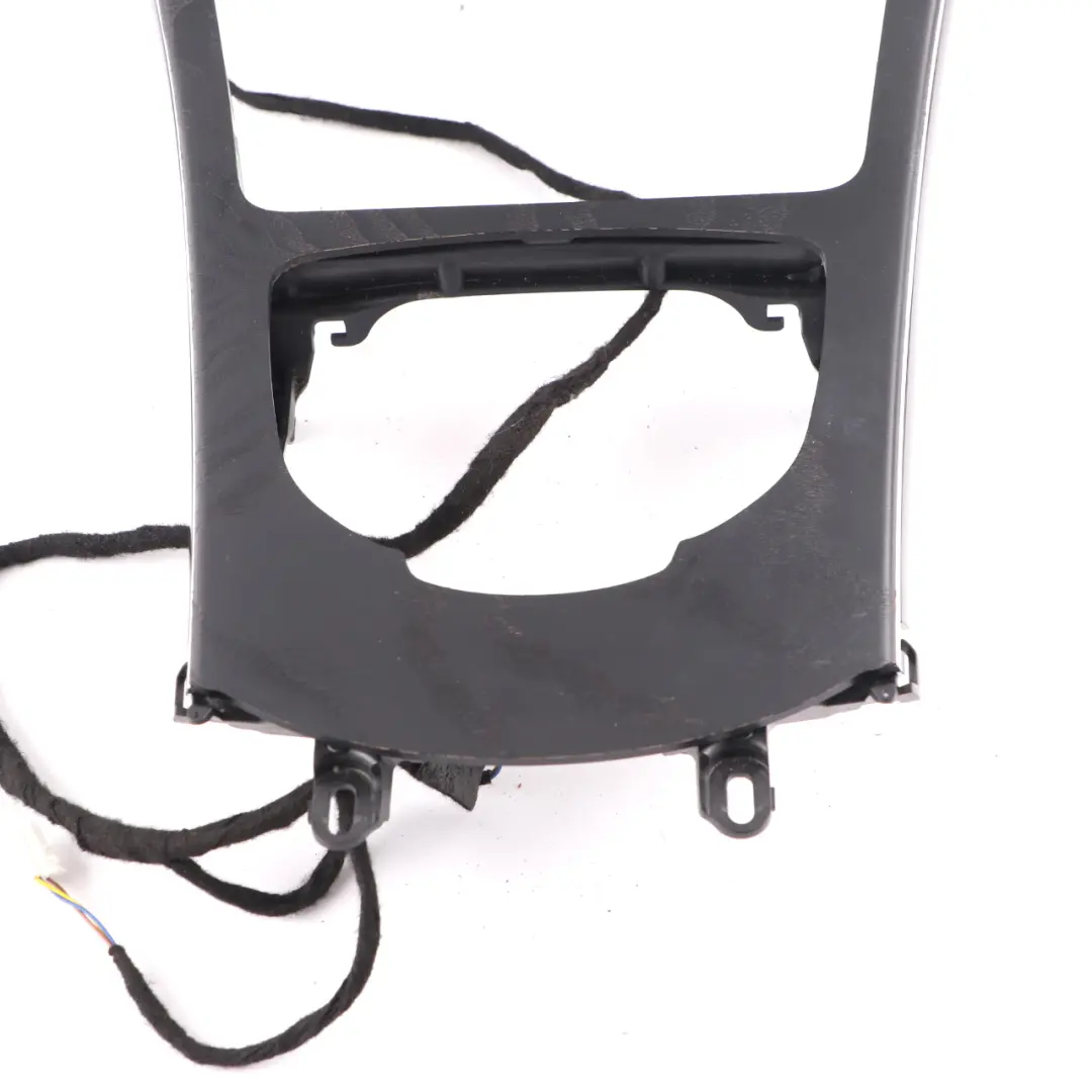 Mercedes W205 Centre Console Panel Trim Cover Black Ash Wood - SKU rhd-A2056809504-3 - Part number A2056809504