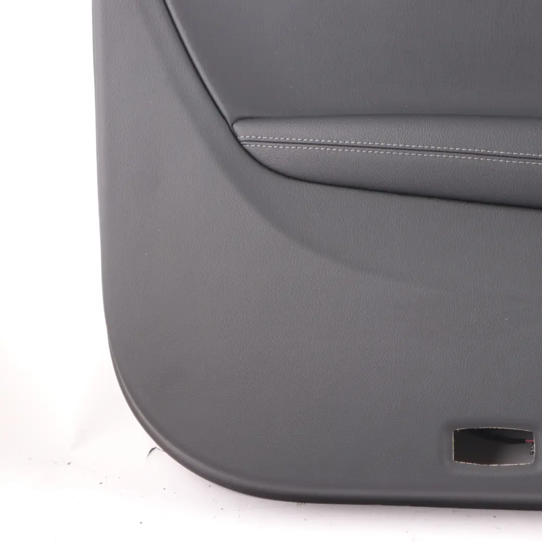 Door Card Panel Trim Front Left N/S Black Leather to Mercedes C205 with Part number A2057202715 Mercedes C205 Door Card Panel Trim Front Left N/S Black Leather - SKU rhd-A2057202715 - Part number A2057202715
