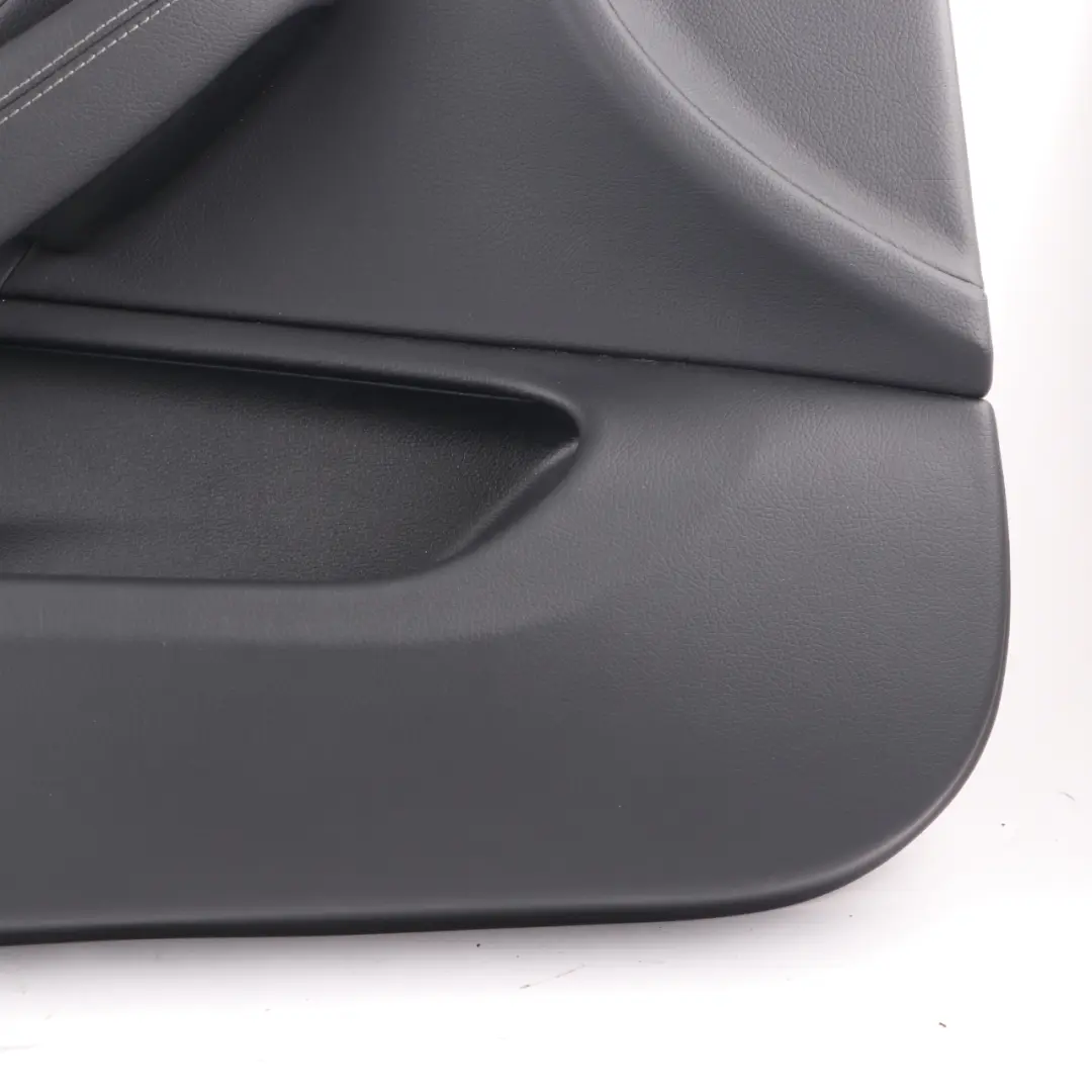 Door Card Panel Trim Front Left N/S Black Leather to Mercedes C205 with Part number A2057202715 Mercedes C205 Door Card Panel Trim Front Left N/S Black Leather - SKU rhd-A2057202715 - Part number A2057202715