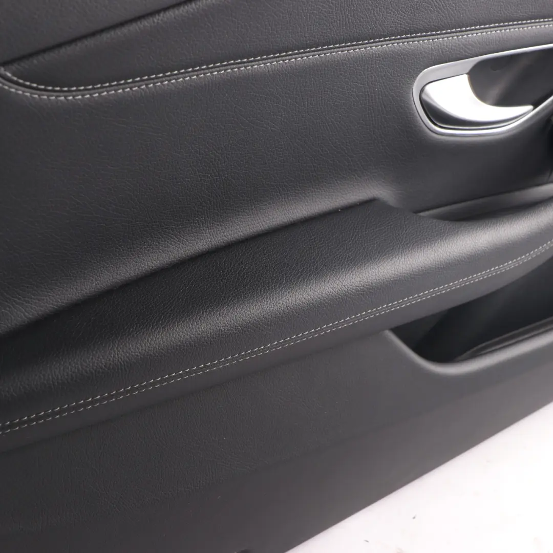 Mercedes C205 Door Card Panel Trim Front Left N/S Black Leather - SKU rhd-A2057202715 - Part number A2057202715