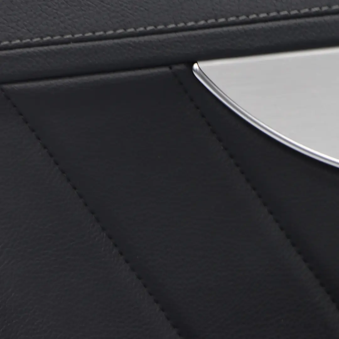 Mercedes W205 Door Card Front Left N/S Trim Panel Cover AMG Line Leather Black - SKU rhd-A2057206911 - Part number A2057206911