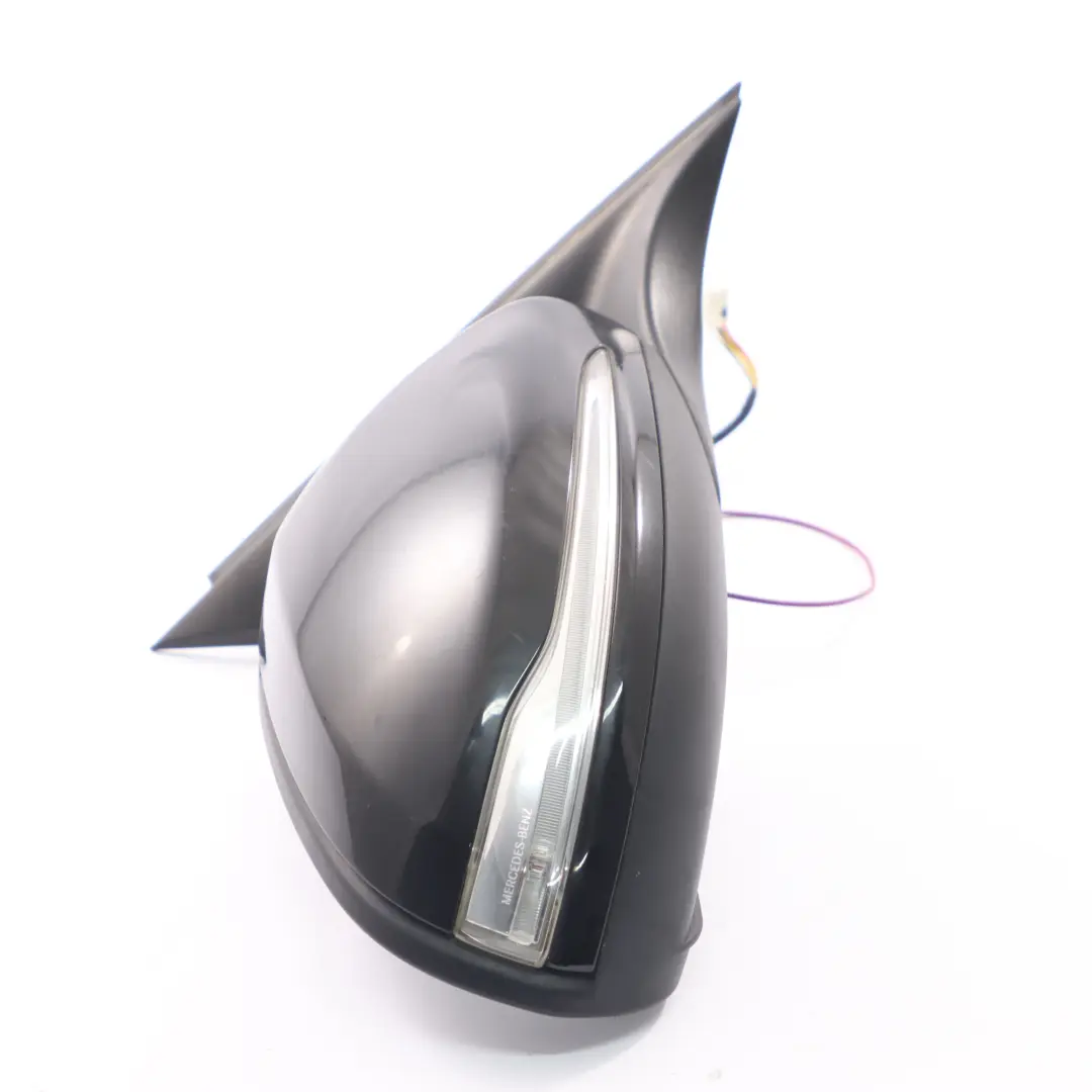 Mercedes W205 Wing Mirror Door Right O/S Outside Black - SKU rhd-A2058100005-BLK - Part number A2058100005