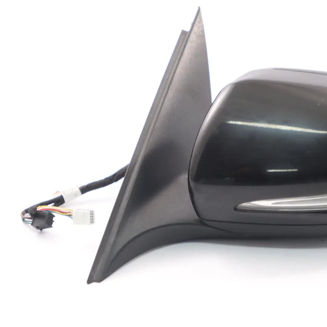 Mercedes W205 Wing Mirror Door Left N/S Outside Black - SKU rhd-A2058101505-BLK - Part number A2058101505