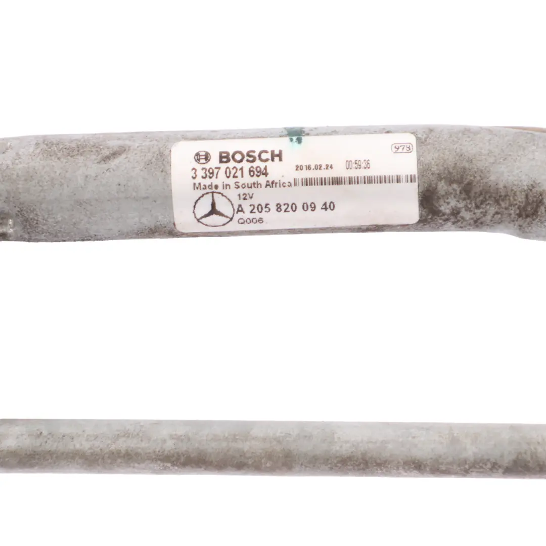 Windscreen Wiper Linkage Motor System Mechanism to Mercedes W205 with Part number A2058200940 Mercedes W205 Windscreen Wiper Linkage Motor System Mechanism - SKU rhd-A2058200940 - Part number A2058200940