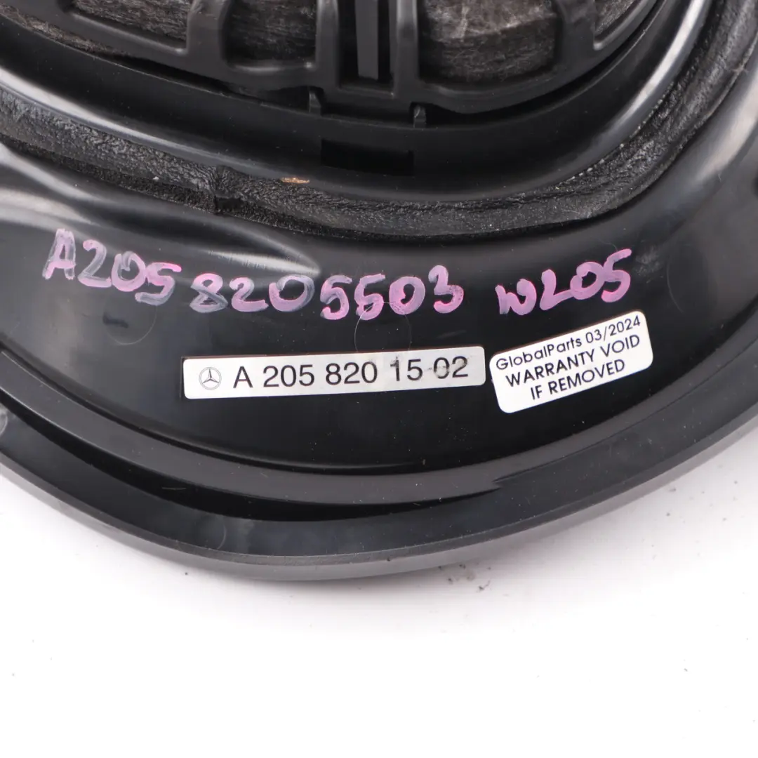 Speaker Mercedes W205 W213 Front Left N/S Footwell Loudspeaker to with Part number A2058205503 Speaker Mercedes W205 W213 Front Left N/S Footwell Loudspeaker - SKU rhd-A2058205503 - Part number A2058205503