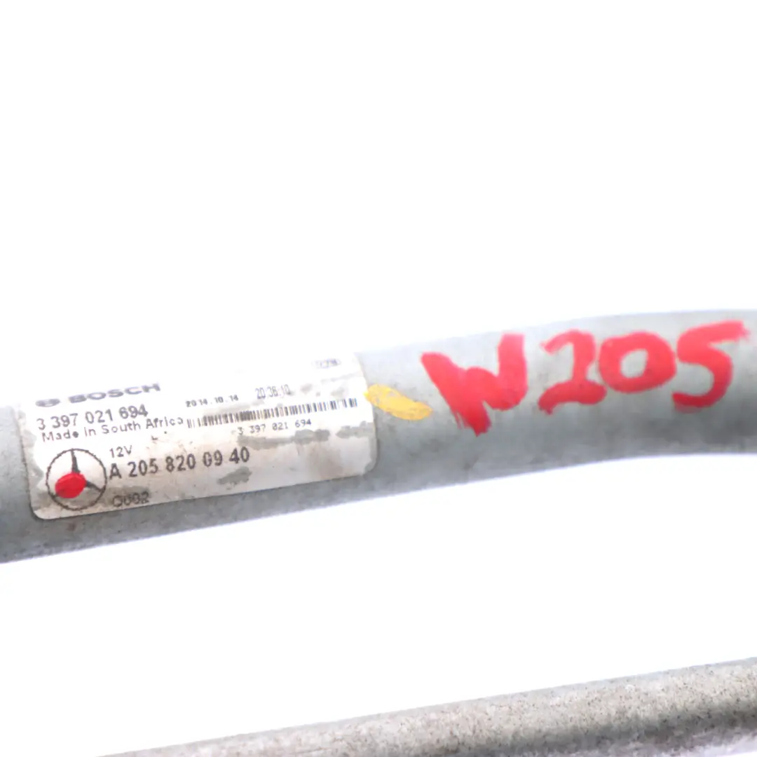 Wiper Linkage Mercedes W205 Windscreen Front Mechanism Motor to with Part number A2058208202 Wiper Linkage Mercedes W205 Windscreen Front Mechanism Motor - SKU rhd-A2058208202-1 - Part number A2058208202
