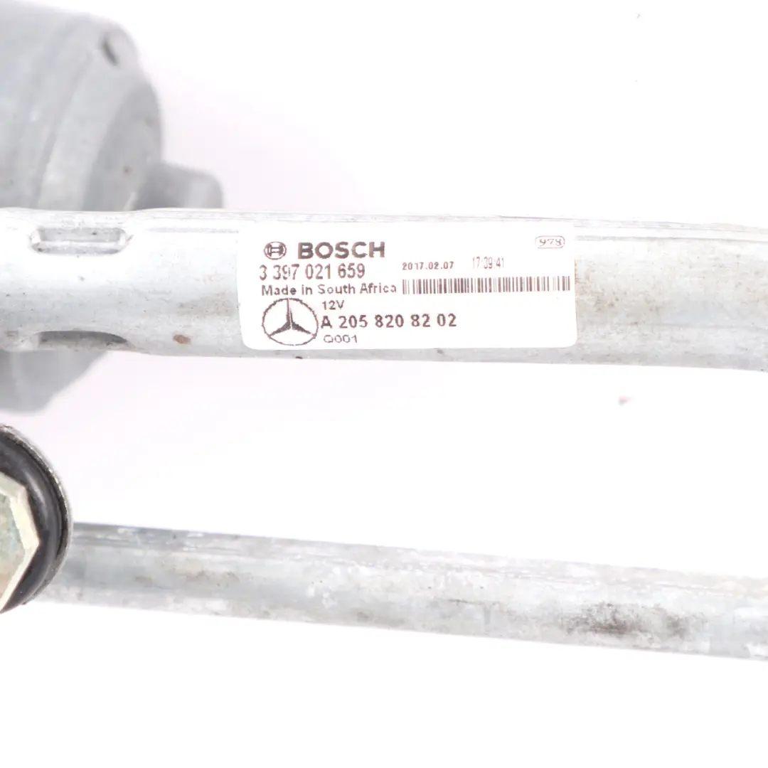 Wiper Linkage Mercedes W205 Windscreen Front Mechanism Motor to with Part number A2058208202 Wiper Linkage Mercedes W205 Windscreen Front Mechanism Motor - SKU rhd-A2058208202 - Part number A2058208202
