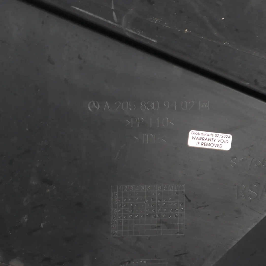 Water Baffle Left N/S Ventilation Scuttle Panel RHD to Mercedes W205 with Part number A2058309402 Mercedes W205 Water Baffle Left N/S Ventilation Scuttle Panel RHD - SKU rhd-A2058309402 - Part number A2058309402