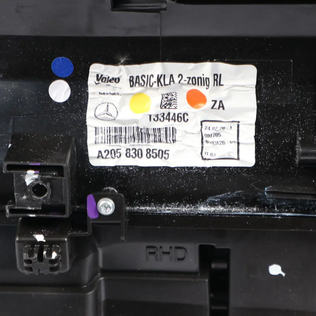 Conditioning Heater Matrix Unit Heater Housing Box to Mercedes W205 W213 Air with Part number A2058309404 Mercedes W205 W213 Air Conditioning Heater Matrix Unit Heater Housing Box - SKU rhd-A2058309404 - Part number A2058309404