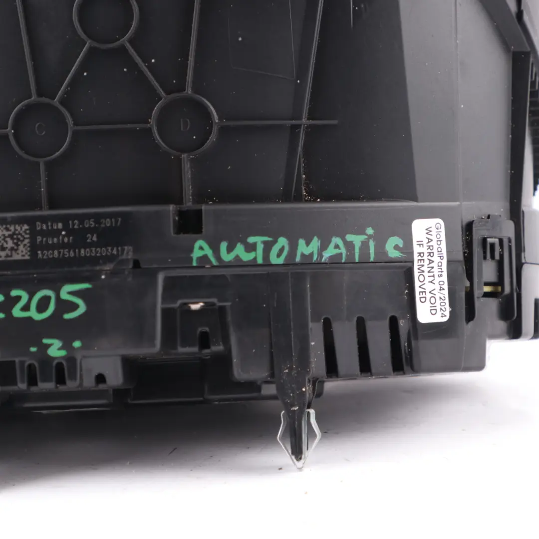 Mercedes W205 X253 Diesel Instrument Cluster Speedo Clocks Automatic - SKU rhd-A2059008729 - Part number A2059008729