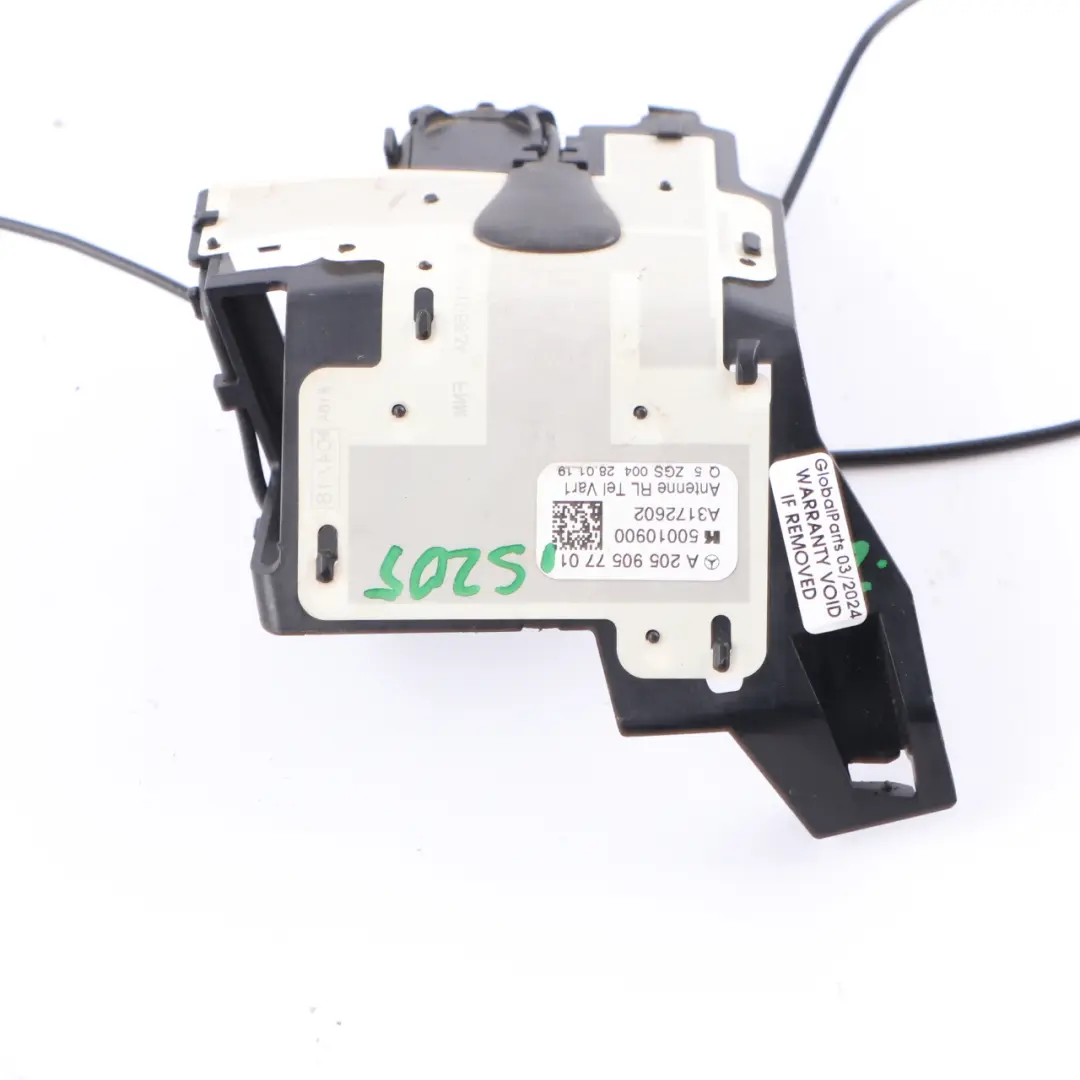 Antenna Mercedes S205 Drivers Door Mirror Telephone Antenna to with Part number A2059057701 Antenna Mercedes S205 Drivers Door Mirror Telephone Antenna - SKU rhd-A2059057701 - Part number A2059057701