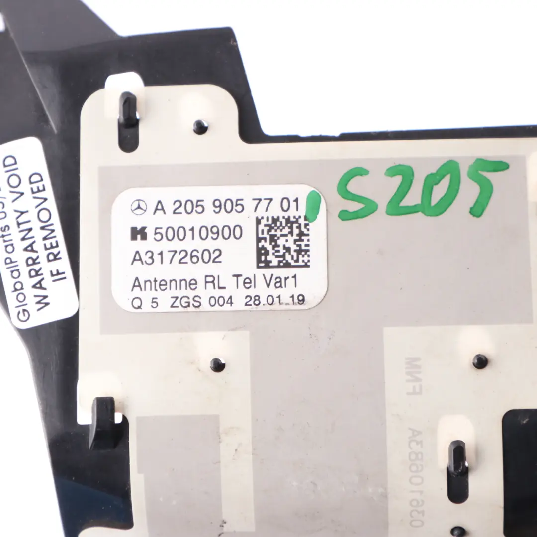 Antenna Mercedes S205 Drivers Door Mirror Telephone Antenna to with Part number A2059057701 Antenna Mercedes S205 Drivers Door Mirror Telephone Antenna - SKU rhd-A2059057701 - Part number A2059057701