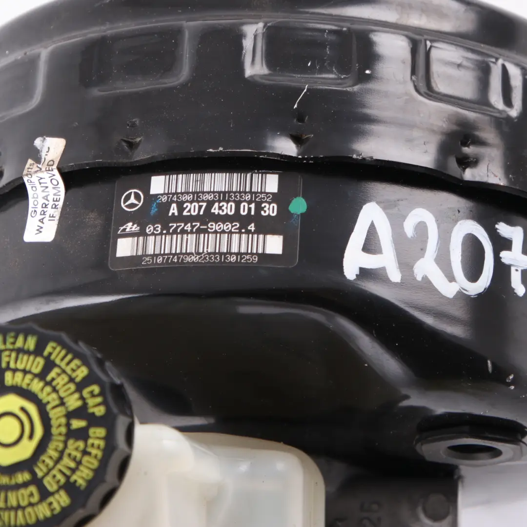  Brake Servo Mercedes W207 A207 C207 Booster Master Cylinder - SKU rhd-A2074300130 - Part number A2074300130