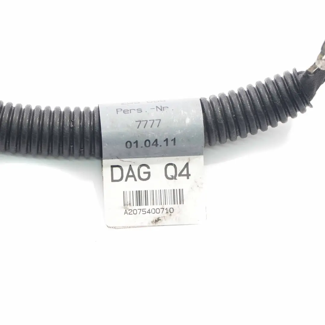 Cable Mercedes W204 W207 Starter Alternator Wiring Harness to Battery with Part number A2075400710 Battery Cable Mercedes W204 W207 Starter Alternator Wiring Harness - SKU rhd-A2075400710 - Part number A2075400710