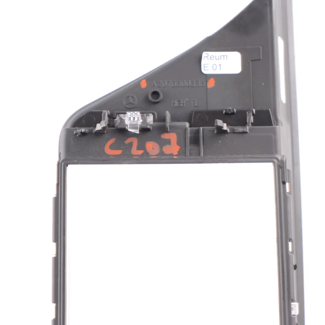 Display Frame Mercedes W207 C207 Navigation Trim Cover Dash Surround to with Part number A2076800336 Display Frame Mercedes W207 C207 Navigation Trim Cover Dash Surround - SKU rhd-A2076800336 - Part number A2076800336