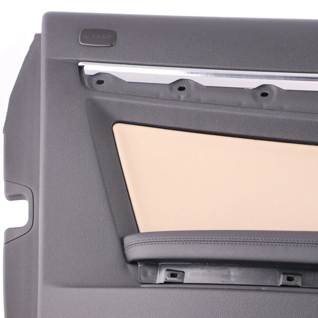 Door Card Mercedes A207 Cabrio Front Left N/S Door Trim Panel Beige Leather to with Part number A2077200270 Door Card Mercedes A207 Cabrio Front Left N/S Door Trim Panel Beige Leather - SKU rhd-A2077200270-1 - Part number A2077200270