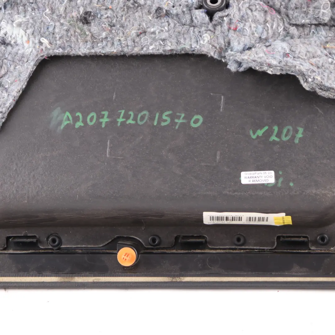 W207 Front Right O/S Door Card Imitation Leather Trim Panel to Mercedes with Part number A2077201570 Mercedes W207 Front Right O/S Door Card Imitation Leather Trim Panel - SKU rhd-A2077201570 - Part number A2077201570