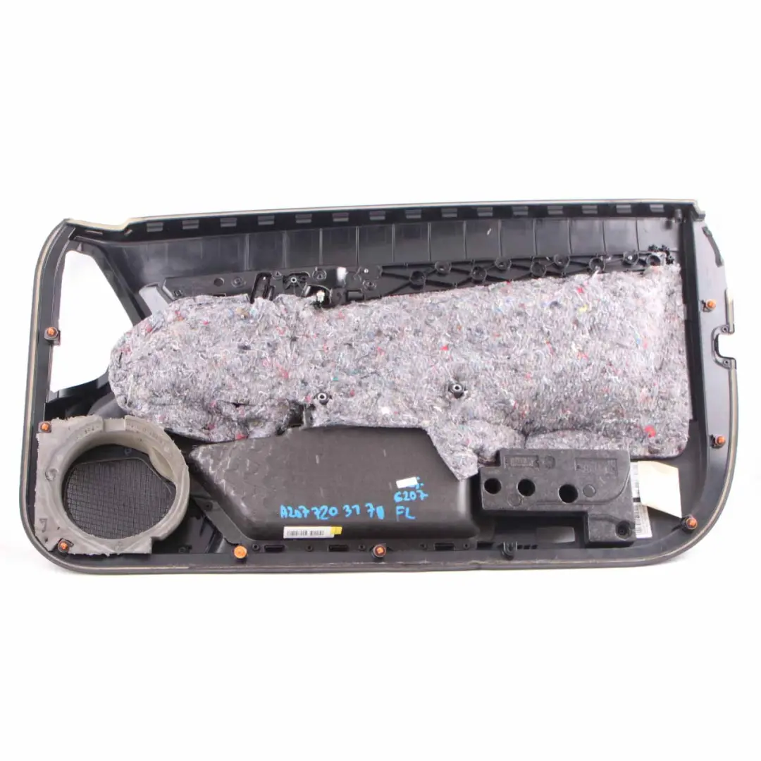 Mercedes C207 Coupe Door Card Front Left N/S Black Leather Trim Panel - SKU rhd-A2077203170 - Part number A2077203170