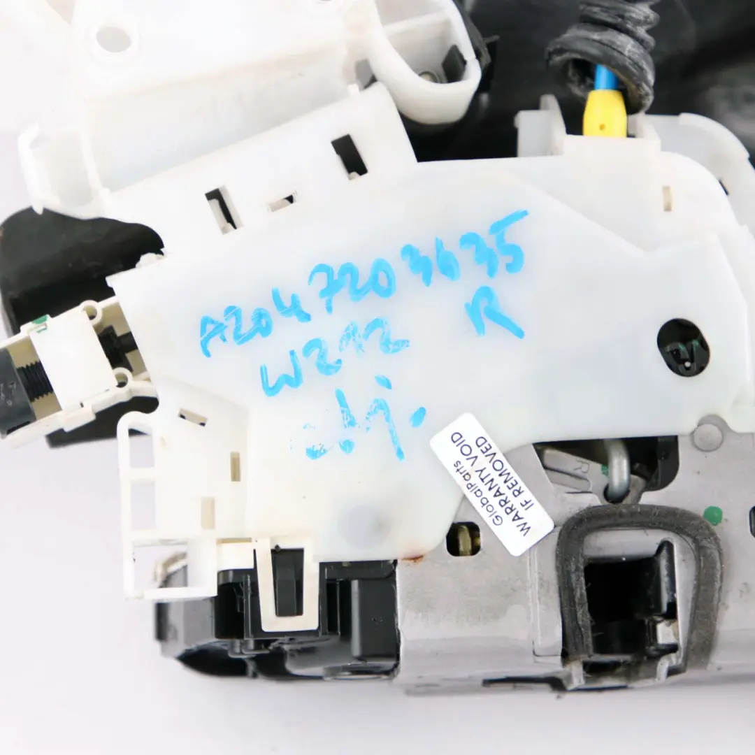 Mercedes-Benz W204 W207 W212 Front Right Door O/S Lock Latch Mechanism Actuator to with Part number A2077604340 Mercedes-Benz W204 W207 W212 Front Right Door O/S Lock Latch Mechanism Actuator - SKU rhd-A2077604340-1 - Part number A2077604340