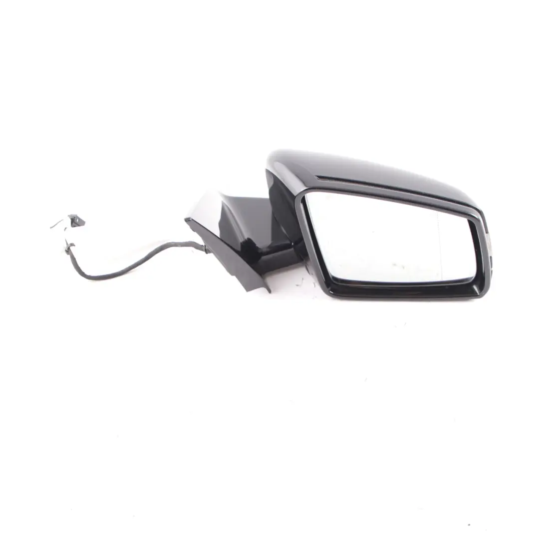 Mercedes W207 Wing Mirror Door Right O/S Power Fold Auto Dip Obsidian Black 197 - SKU rhd-A2078100200-OB - Part number A2078100200