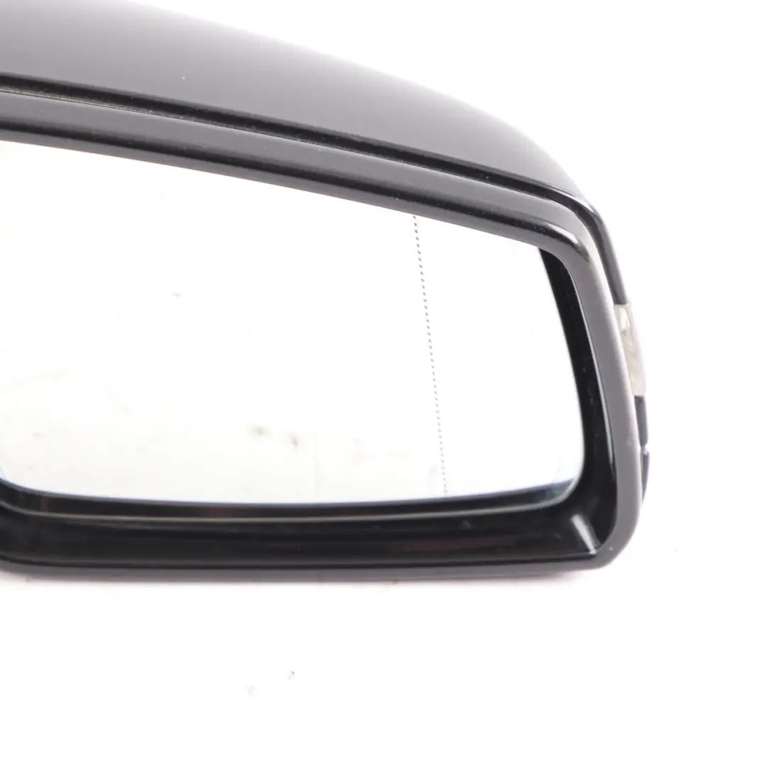 Mercedes W207 Wing Mirror Door Right O/S Power Fold Auto Dip Obsidian Black 197 - SKU rhd-A2078100200-OB - Part number A2078100200