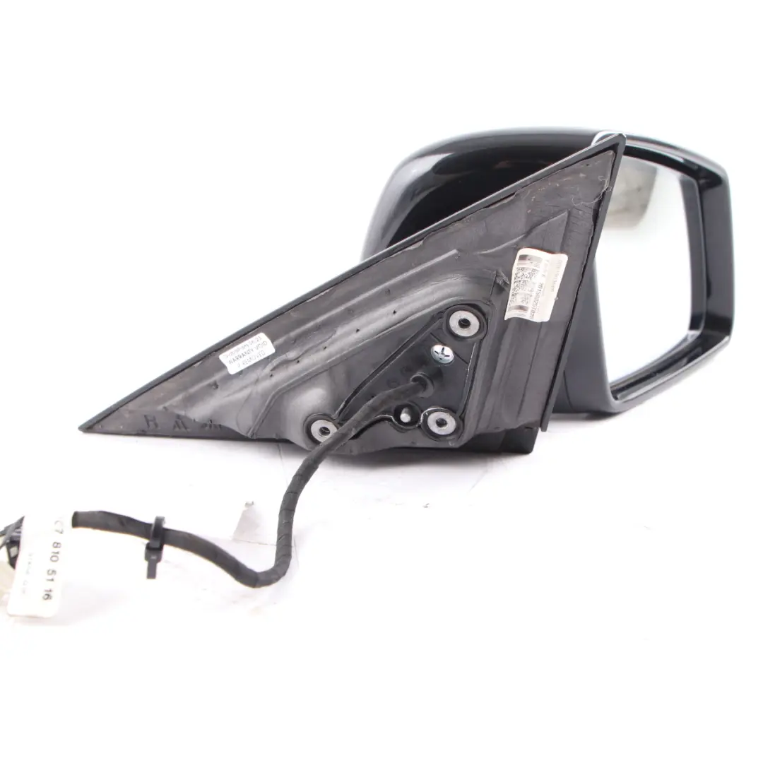 Mercedes W207 Wing Mirror Door Right O/S Power Fold Auto Dip Obsidian Black 197 - SKU rhd-A2078100200-OB - Part number A2078100200