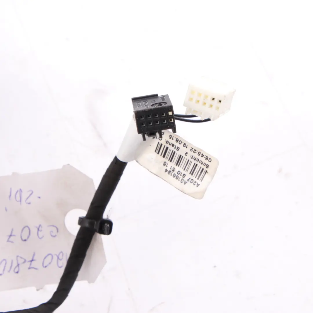 Mercedes W207 Wing Mirror Door Right O/S Power Fold Auto Dip Obsidian Black 197 - SKU rhd-A2078100200-OB - Part number A2078100200