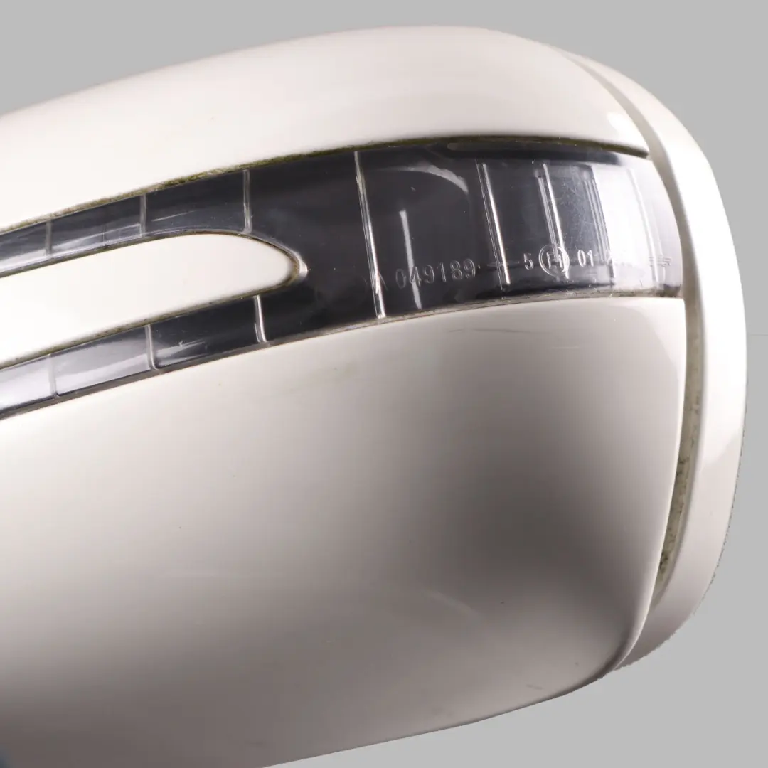 Wing Mirror Door Left N/S Auto Dip Calcite White 650 to Mercedes C207 with Part number A2078100576 Mercedes C207 Wing Mirror Door Left N/S Auto Dip Calcite White 650 - SKU rhd-A2078100576-CW - Part number A2078100576