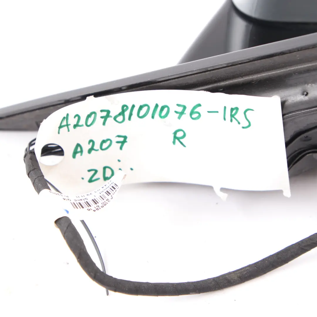  Wing Mirror Mercedes W207 C207 Outside Right O/S Iridium Bright Silver 775 - SKU rhd-A2078101076-IRS - Part number A2078101076