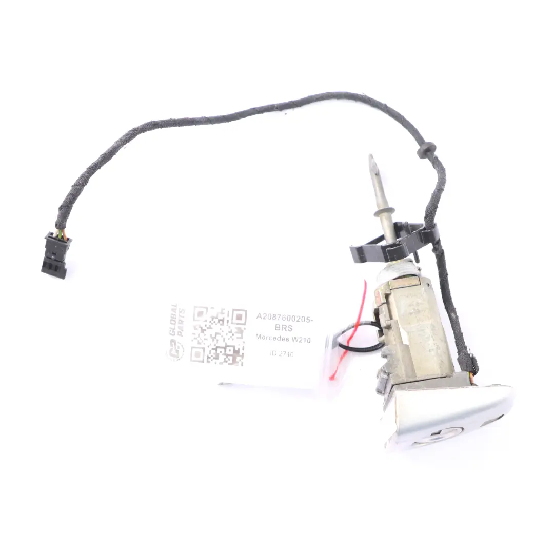 Mercedes W210 Lock Cylinder Front Door Right O/S Cover Catch Brilliant Silver - SKU rhd-A2087600205-BRS - Part number A2087600205