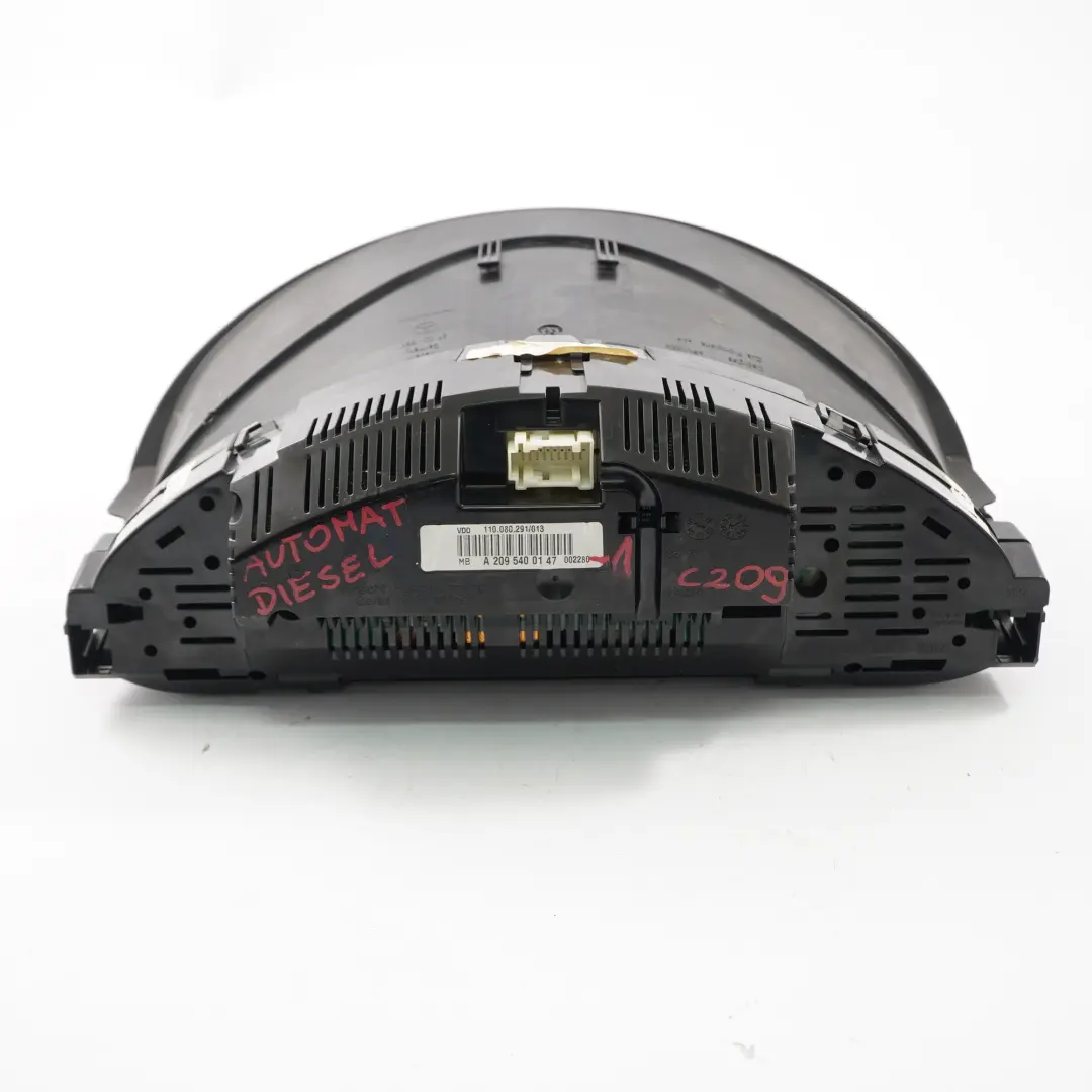 Instrument Cluster Speedo Clocks Automatic to Mercedes CLK C209 Diesel with Part number A2095400147 Mercedes CLK C209 Diesel Instrument Cluster Speedo Clocks Automatic - SKU rhd-A2095400147-1 - Part number A2095400147
