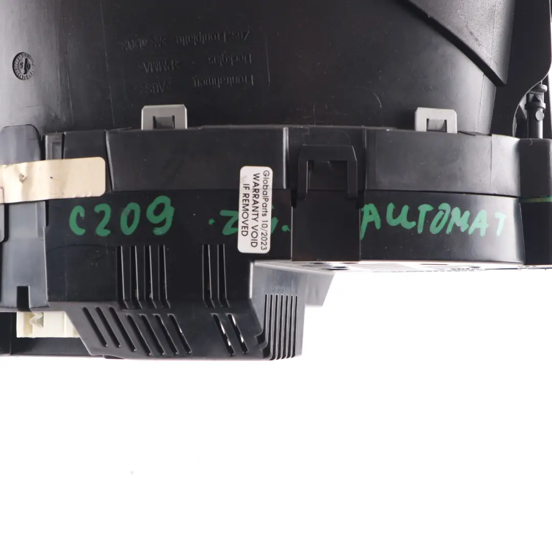 Instrument Cluster Speedo Clocks Automatic to Mercedes CLK W209 Diesel with Part number A2095400147 Mercedes CLK W209 Diesel Instrument Cluster Speedo Clocks Automatic - SKU rhd-A2095400147 - Part number A2095400147