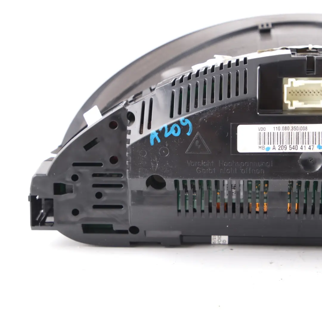 Instrument Cluster Speedo Clocks Automatic to Mercedes A209 C209 Petrol with Part number A2095404147 Mercedes A209 C209 Petrol Instrument Cluster Speedo Clocks Automatic - SKU rhd-A2095404147 - Part number A2095404147