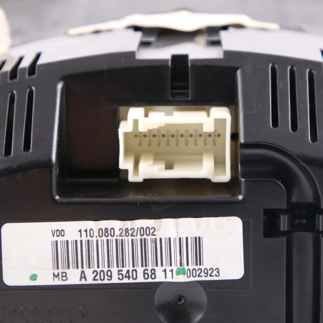 Instrument Cluster Speedo Clocks Automatic to Mercedes W209 Petrol with Part number A2095406811 Mercedes W209 Petrol Instrument Cluster Speedo Clocks Automatic - SKU rhd-A2095406811 - Part number A2095406811