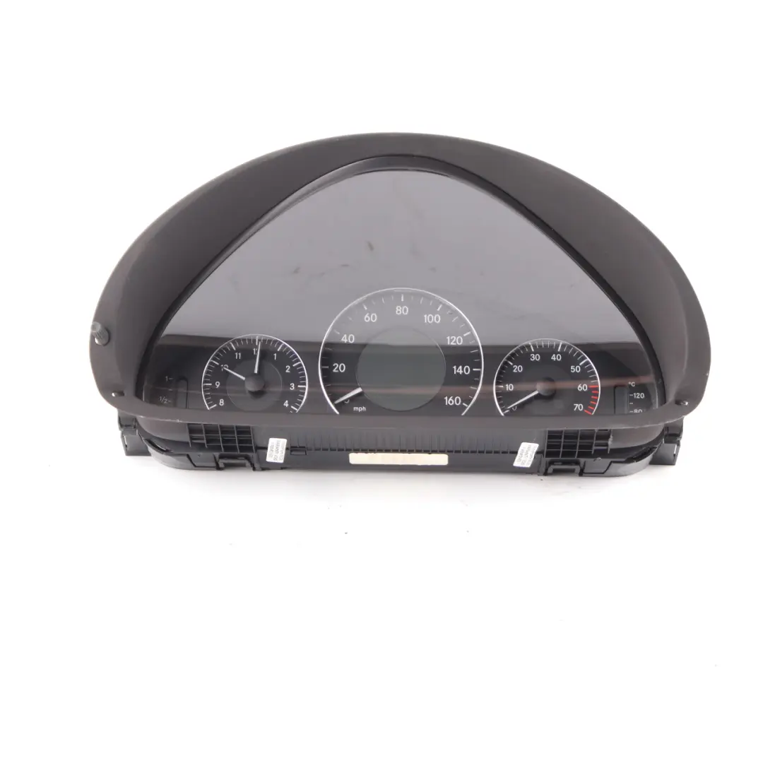 Instrument Cluster Petrol Speedo Clocks Automatic to Mercedes CLK W209 with Part number A2095407411 Mercedes CLK W209 Instrument Cluster Petrol Speedo Clocks Automatic - SKU rhd-A2095407411 - Part number A2095407411
