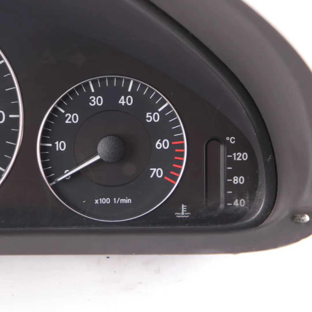 Instrument Cluster Petrol Speedo Clocks Automatic to Mercedes CLK W209 with Part number A2095407411 Mercedes CLK W209 Instrument Cluster Petrol Speedo Clocks Automatic - SKU rhd-A2095407411 - Part number A2095407411