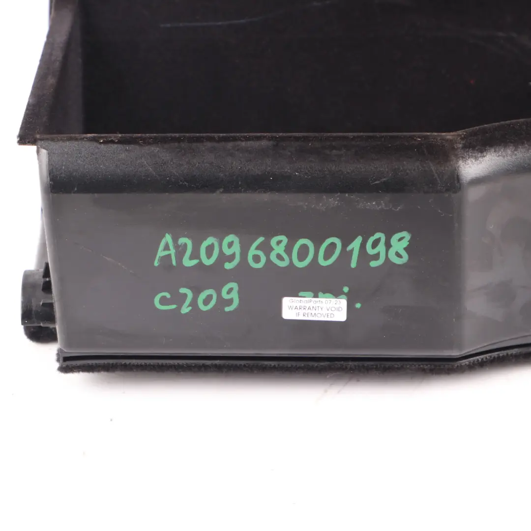 Mercedes-Benz CLK-Class C209 W209 Dashboard Storage Glove Box Black to with Part number A2096800291 Mercedes-Benz CLK-Class C209 W209 Dashboard Storage Glove Box Black - SKU rhd-A2096800198 - Part number A2096800291