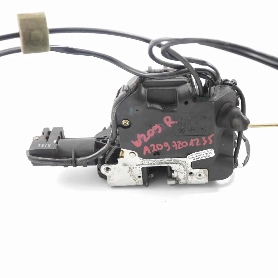 Door Lock Front Right O/S Latch Mechanism Actuator to Mercedes CLK C209 with Part number A2097201235 Mercedes CLK C209 Door Lock Front Right O/S Latch Mechanism Actuator - SKU rhd-A2097201235 - Part number A2097201235