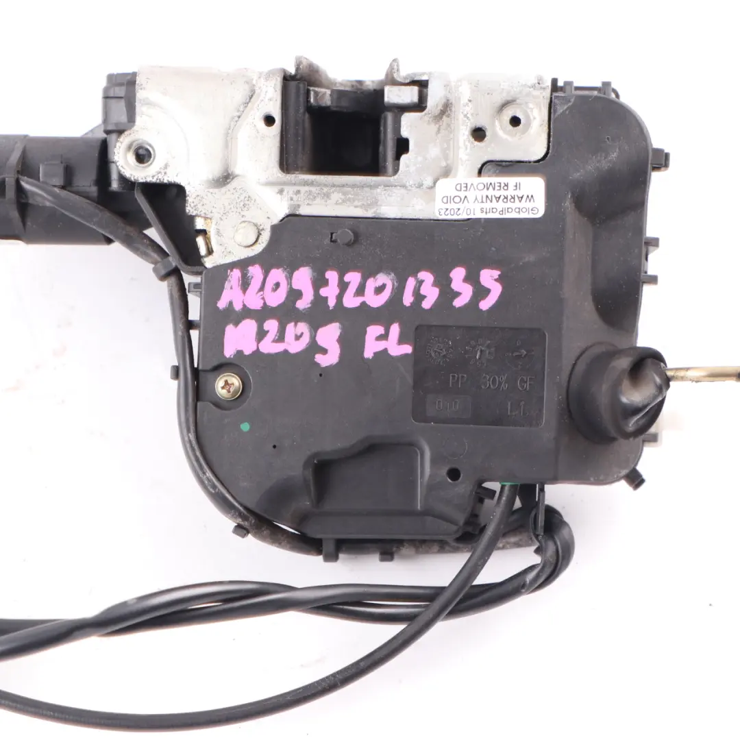Door Lock Front Left N/S Latch Mechanism Actuator to Mercedes CLK W209 with Part number A2097201335 Mercedes CLK W209 Door Lock Front Left N/S Latch Mechanism Actuator - SKU rhd-A2097201335 - Part number A2097201335