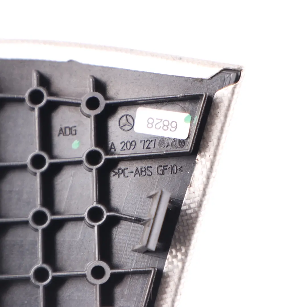 Mercedes CLK C209 Window Lifter Switch Trim Cover Left N/S Alu A2097276828 - SKU RHD-A2097276828 - Part number A2097276728