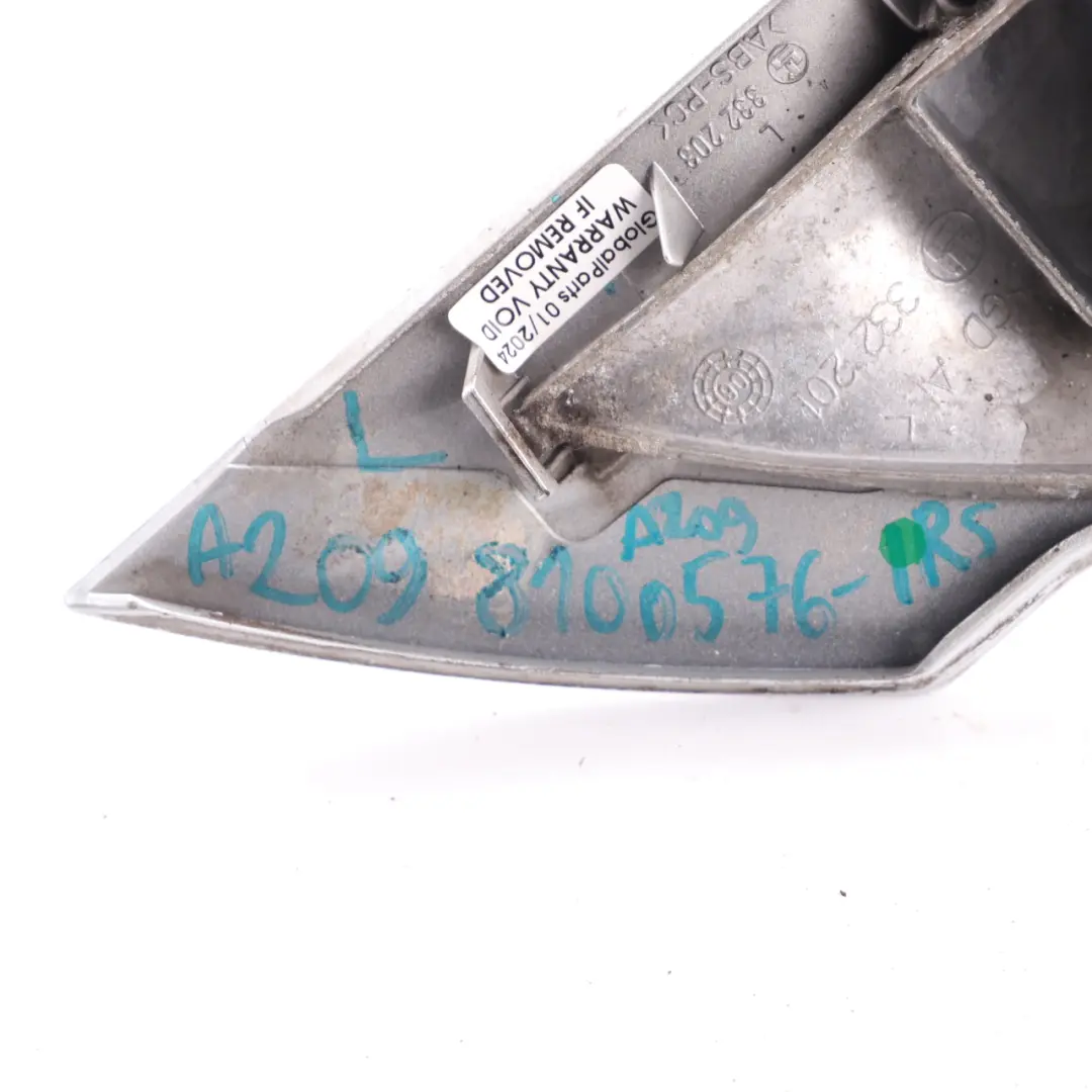 Wing Mirror Power Fold Door Left N/S Iridium Silver 775 to Mercedes CLK C209 with Part number A2098100576 Mercedes CLK C209 Wing Mirror Power Fold Door Left N/S Iridium Silver 775 - SKU rhd-A2098100576-IRS - Part number A2098100576