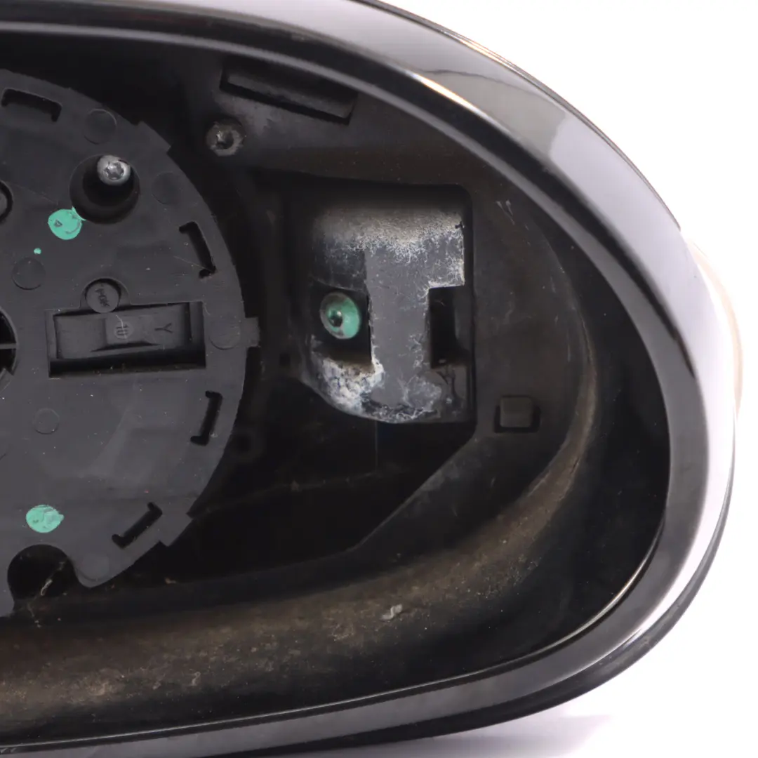 Mercedes CLK C209 Wing Mirror Power Fold Door Right O/S Obsidian Black - 197 - SKU rhd-A2098100676-OB - Part number A2098100676