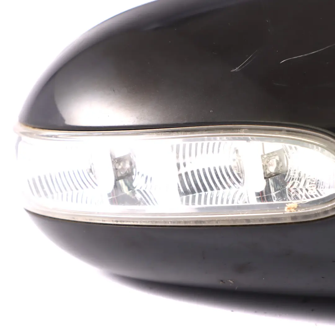 Mercedes CLK C209 Wing Mirror Power Fold Door Right O/S Obsidian Black - 197 - SKU rhd-A2098100676-OB - Part number A2098100676