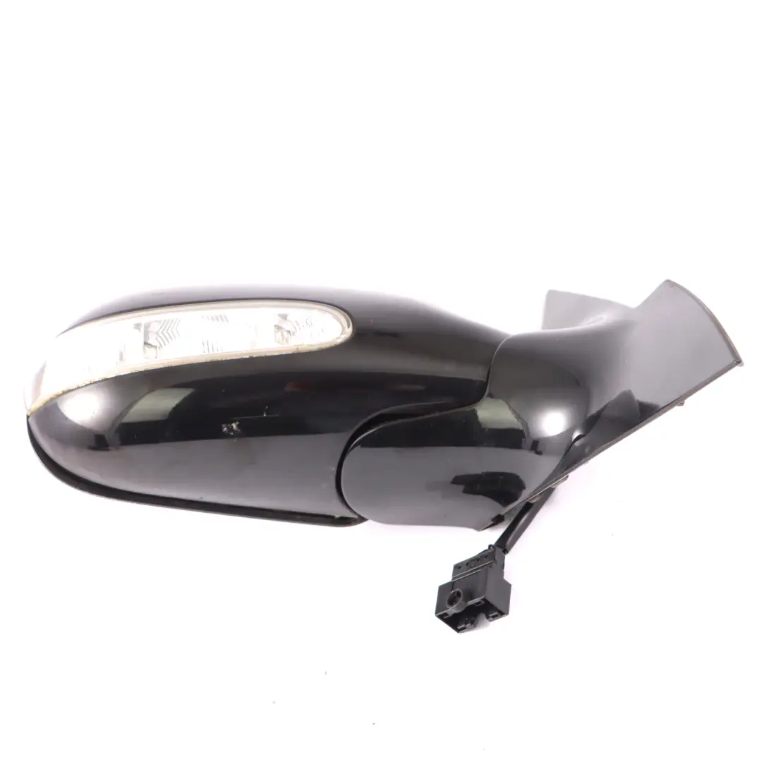 Wing Mirror Power Fold Door Right O/S Obsidian Black - 197 to Mercedes CLK C209 with Part number A2098100676 Mercedes CLK C209 Wing Mirror Power Fold Door Right O/S Obsidian Black - 197 - SKU rhd-A2098100676-OB - Part number A2098100676