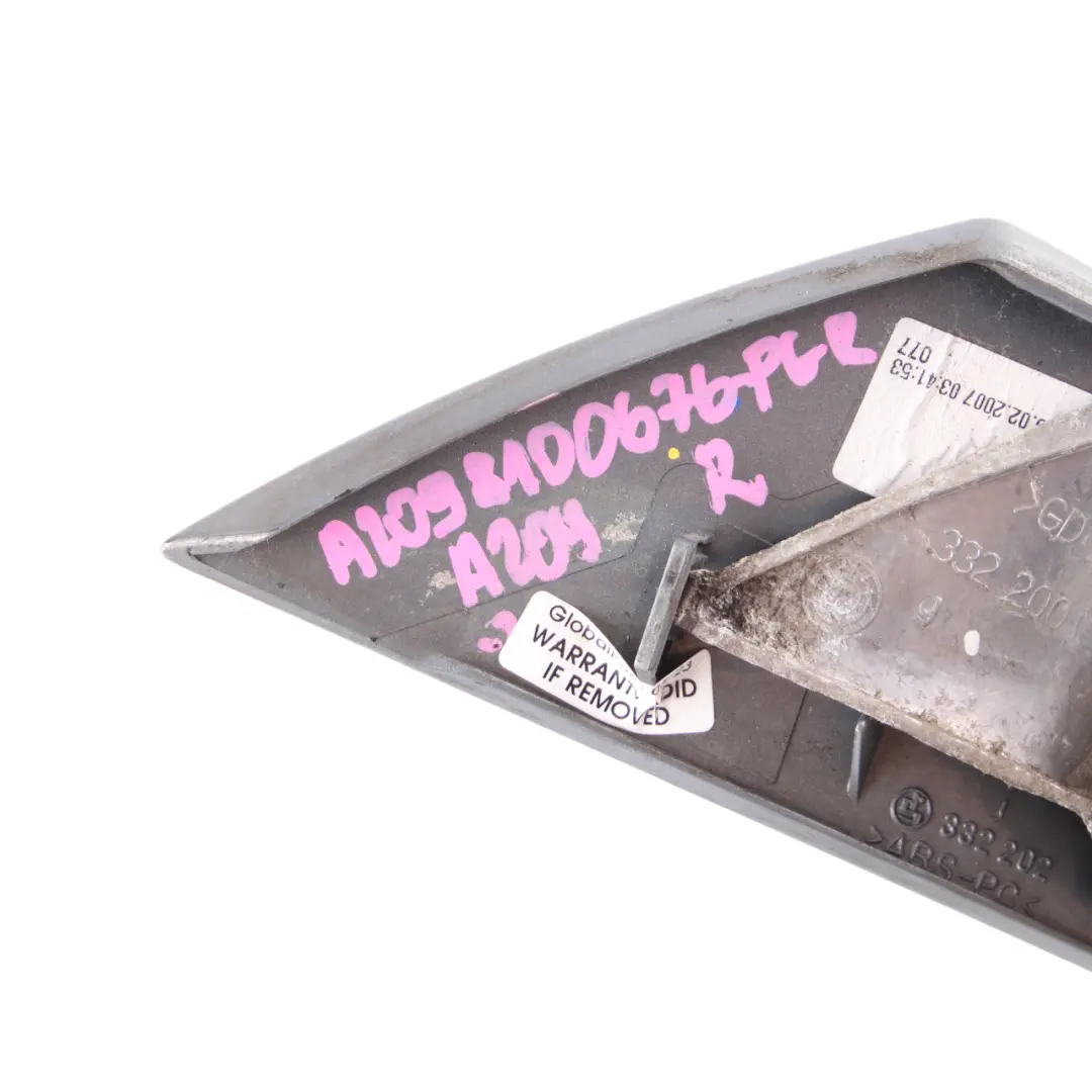 Mercedes CLK W209 Wing Mirror Door Right O/S Perlite Grey Metallic - 747 - SKU rhd-A2098100676-PGR - Part number A2098100676