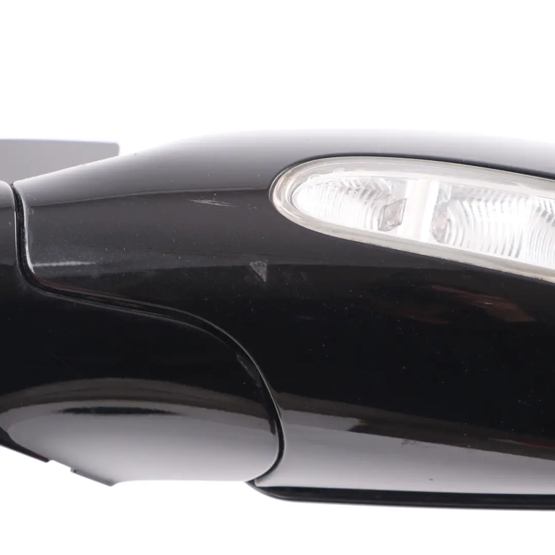 Mercedes CLK W209 Wing Mirror Left Door N/S Obsidian Black Metallic - 197 - SKU rhd-A2098100776-OB - Part number A2098100776