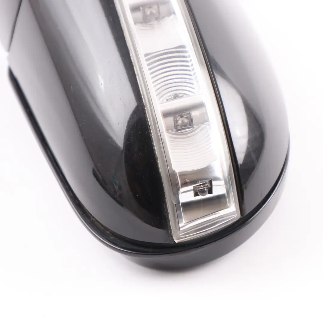 Mercedes CLK W209 Wing Mirror Left Door N/S Obsidian Black Metallic - 197 - SKU rhd-A2098100776-OB - Part number A2098100776