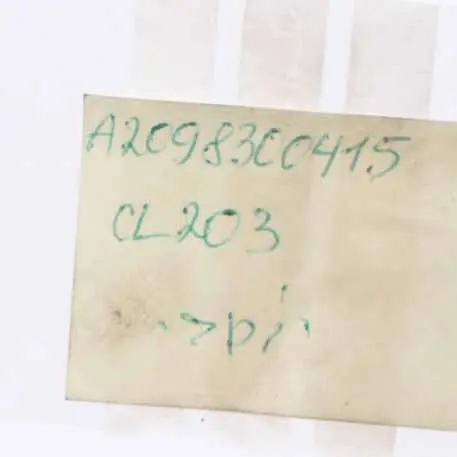 Conditioning Pipe Mercedes W209 Condenser Expansion Line A/C to Air with Part number A2098300415 Air Conditioning Pipe Mercedes W209 Condenser Expansion Line A/C - SKU rhd-A2098300415 - Part number A2098300415